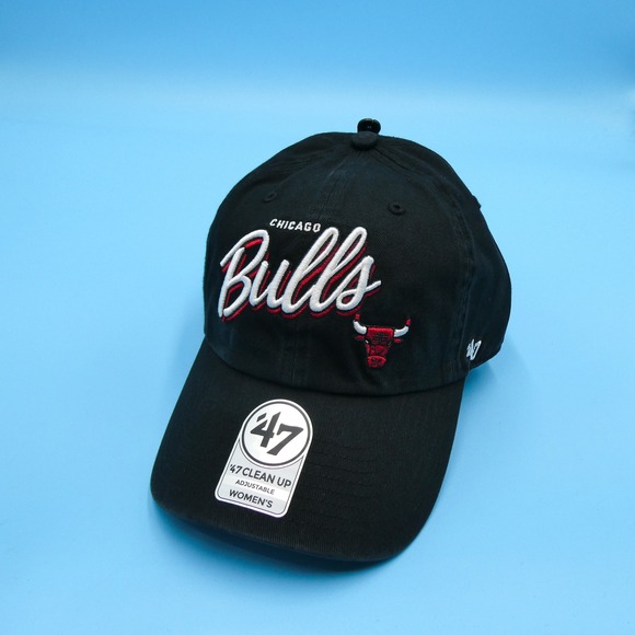 '47 Accessories - '47 Brand Hat Womens Adjustable Clean Up Chicago Bulls Black Cotton NBA Cap